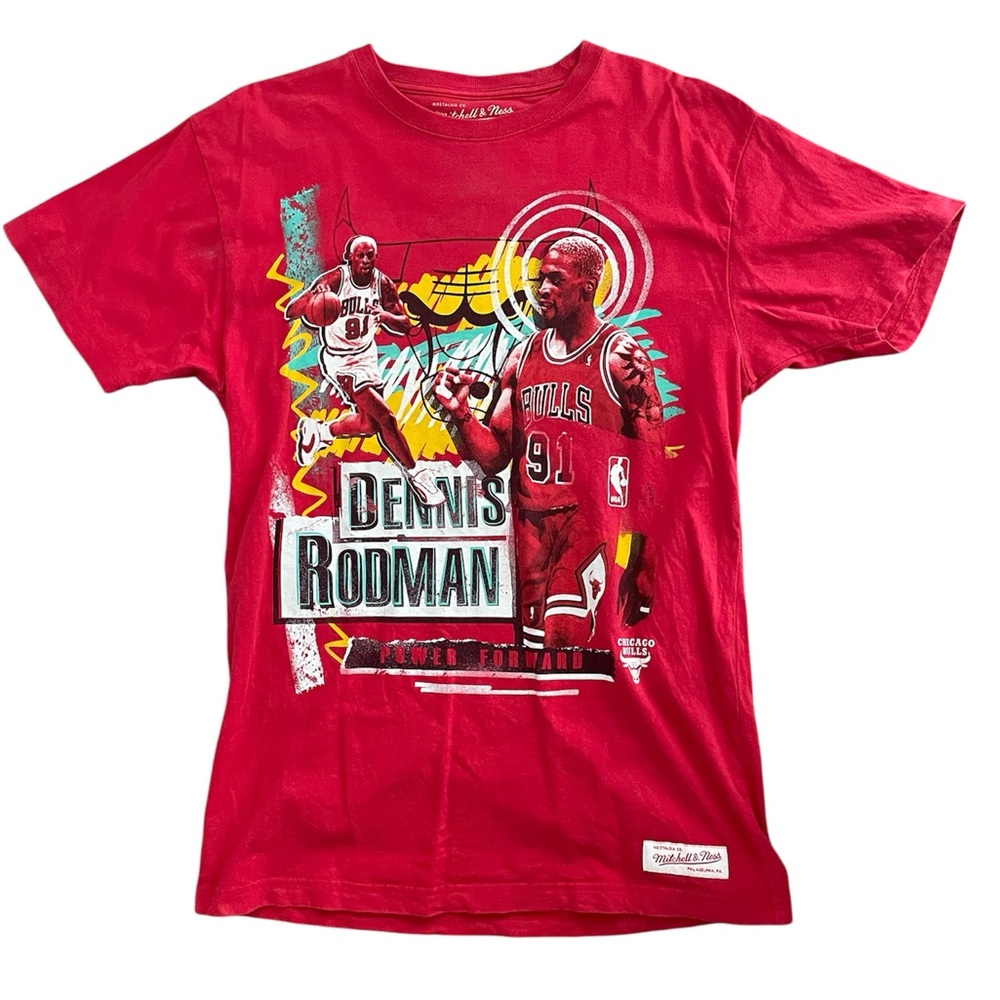 Dennis Rodman Mitchell and Ness Chicago Bulls shirt